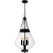 Quoizel - QP6803MBK - Four Light Pendant - Wallace - Matte Black