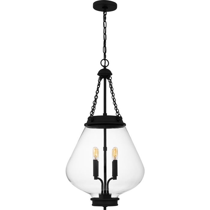 Quoizel - QP6803MBK - Four Light Pendant - Wallace - Matte Black