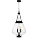 Quoizel - QP6803MBK - Four Light Pendant - Wallace - Matte Black