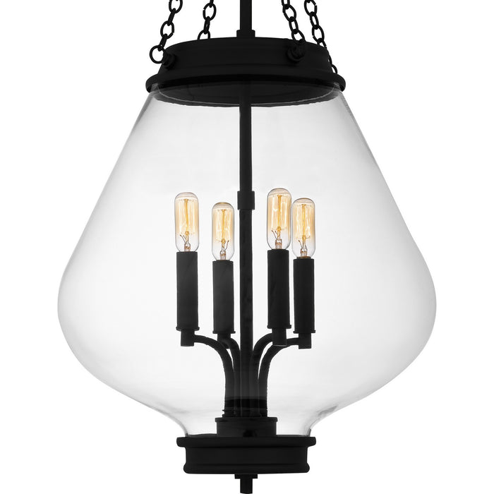 Quoizel - QP6803MBK - Four Light Pendant - Wallace - Matte Black