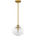 Quoizel - QPP6774BRG - One Light Mini Pendant - Eslinger - Brushed Gold