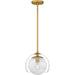 Quoizel - QPP6774BRG - One Light Mini Pendant - Eslinger - Brushed Gold
