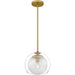 Quoizel - QPP6774BRG - One Light Mini Pendant - Eslinger - Brushed Gold