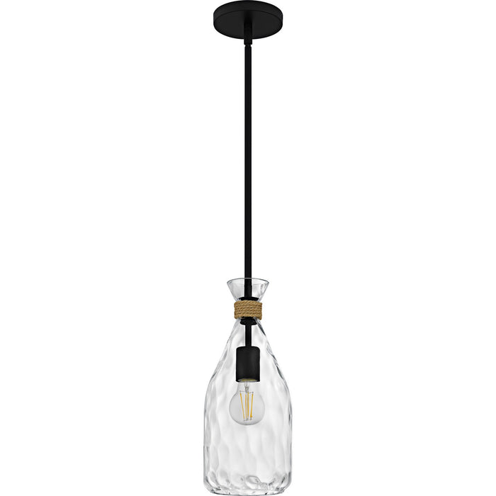 Quoizel - QPP6782MBK - One Light Mini Pendant - Govada - Matte Black