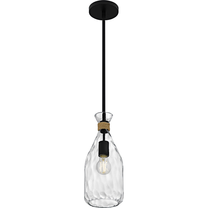 Quoizel - QPP6782MBK - One Light Mini Pendant - Govada - Matte Black