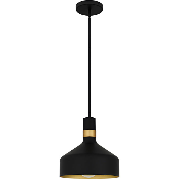 Quoizel - QPP6804MBK - One Light Mini Pendant - Arbor - Matte Black
