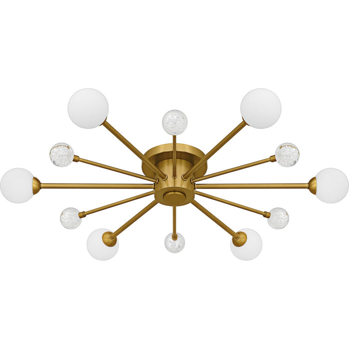 Quoizel - QSF6781BRG - Six Light Semi-Flush Mount - Combe - Brushed Gold