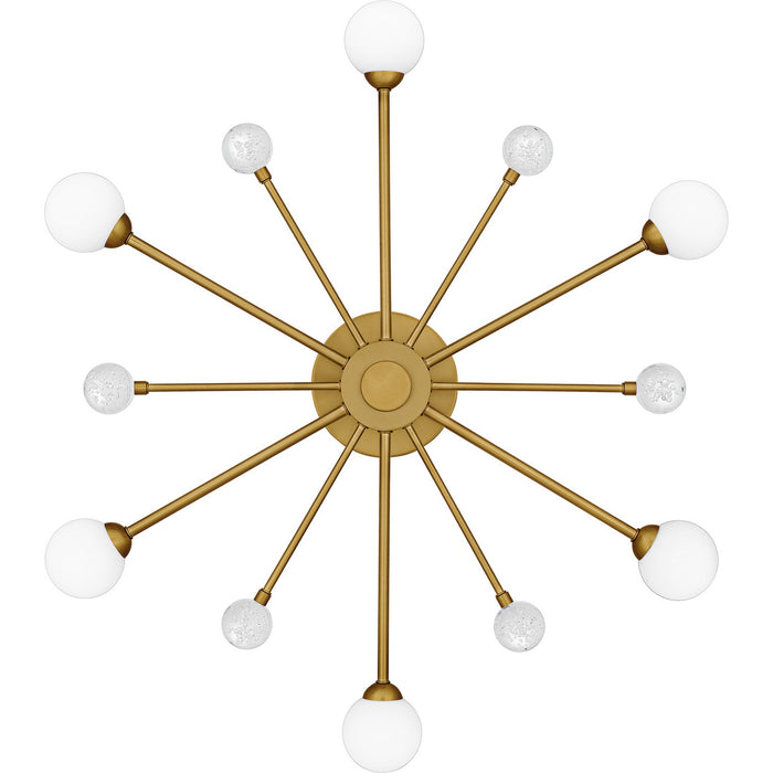 Quoizel - QSF6781BRG - Six Light Semi-Flush Mount - Combe - Brushed Gold
