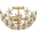 Quoizel - QSF6783SGD - Three Light Semi-Flush Mount - Rosemary - Soft Gold