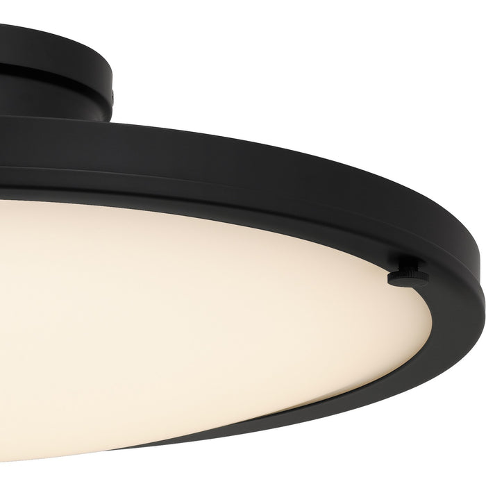 Quoizel - QSF6784MBK - LED Semi-Flush Mount - Donne - Matte Black