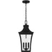 Quoizel - QTN1510EK - Four Light Pendant - Quentin - Earth Black
