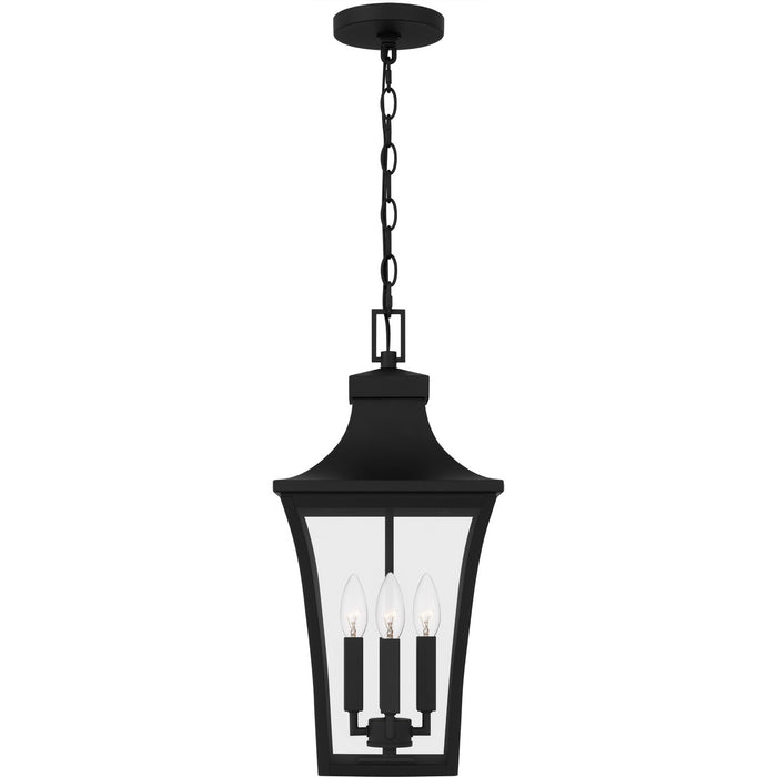 Quoizel - QTN1910EK - Four Light Outdoor Hanging Lantern - Quentin - Earth Black