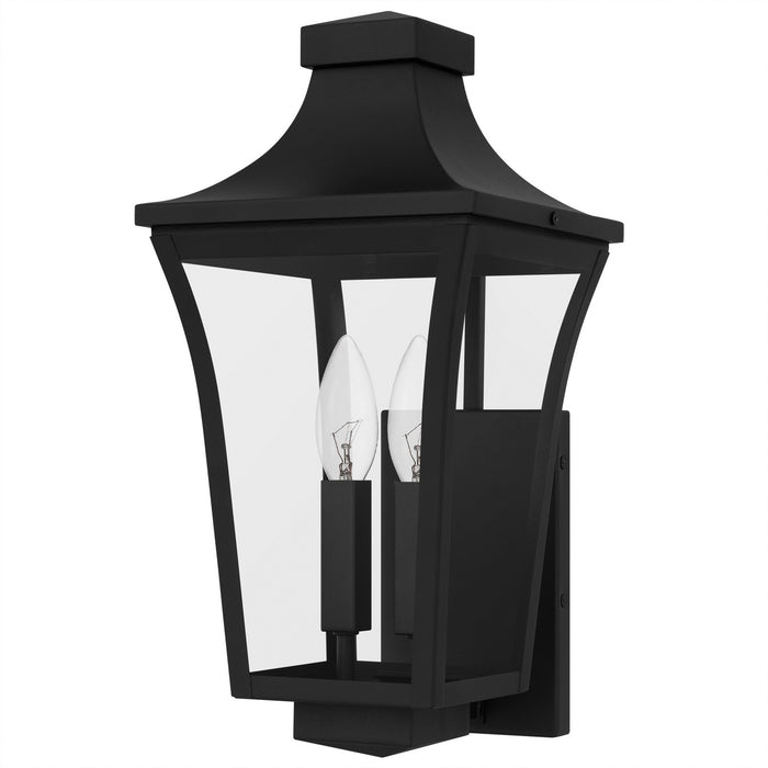 Quoizel - QTN8408EK - Two Light Outdoor Wall Lantern - Quentin - Earth Black