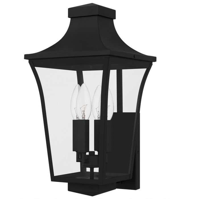 Quoizel - QTN8410EK - Four Light Outdoor Wall Lantern - Quentin - Earth Black