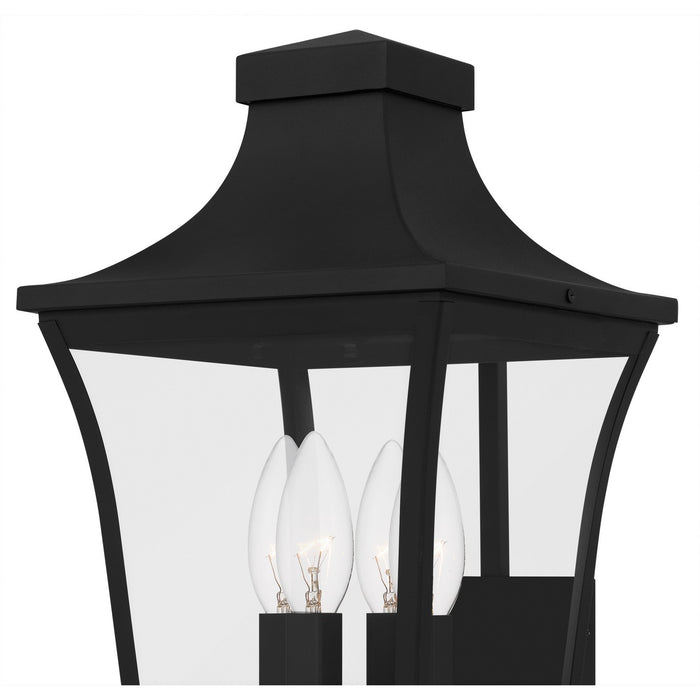 Quoizel - QTN8410EK - Four Light Outdoor Wall Lantern - Quentin - Earth Black
