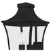 Quoizel - QTN8410EK - Four Light Outdoor Wall Lantern - Quentin - Earth Black