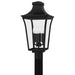 Quoizel - QTN9010EK - Four Light Outdoor Post Lantern - Quentin - Earth Black