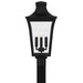 Quoizel - QTN9010EK - Four Light Outdoor Post Lantern - Quentin - Earth Black