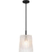 Quoizel - RAY1510MBK - One Light Mini Pendant - Gray - Matte Black