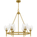 Quoizel - SHA5032BRG - Six Light Chandelier - Shea - Brushed Gold