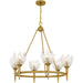 Quoizel - SHA5032BRG - Six Light Chandelier - Shea - Brushed Gold