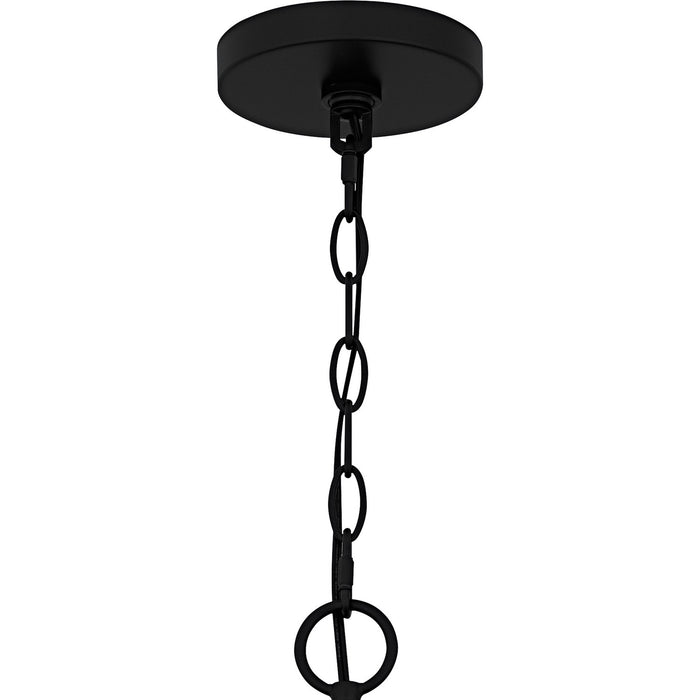 Quoizel - SHA5032MBK - Six Light Chandelier - Shea - Matte Black
