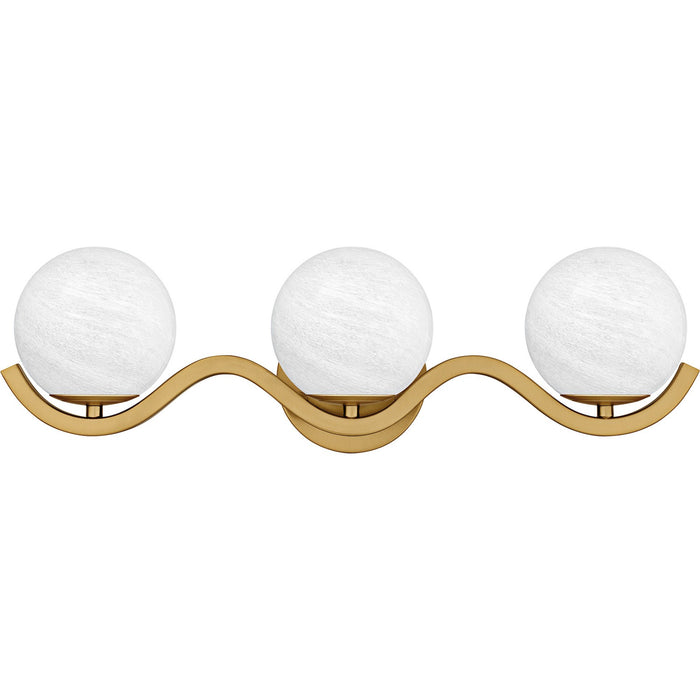 Quoizel - SRI8623AB - Three Light Bath - Spherical - Aged Brass
