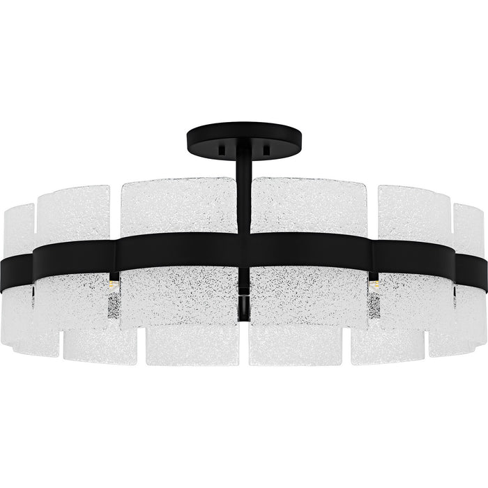 Quoizel - SWE1730MBK - Six Light Semi-Flush Mount - Sweeney - Matte Black