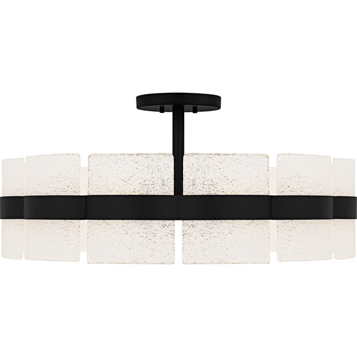 Quoizel - SWE1730MBK - Six Light Semi-Flush Mount - Sweeney - Matte Black