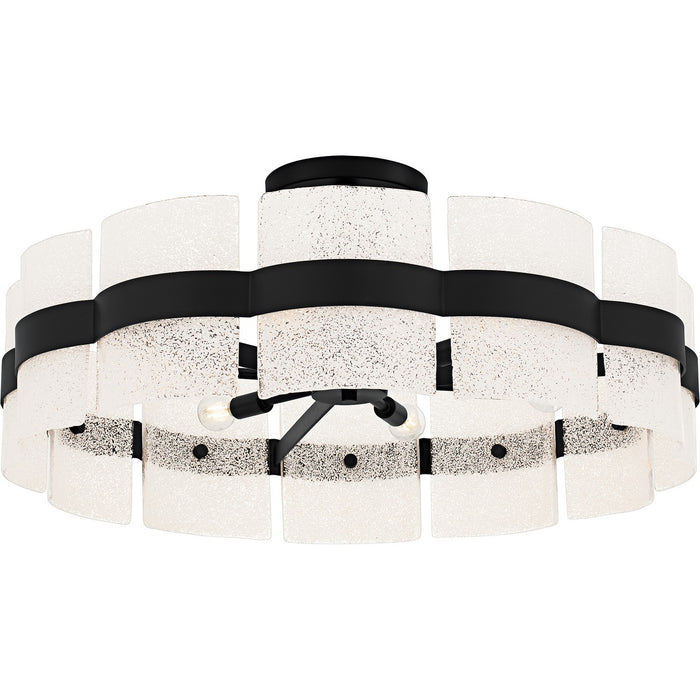 Quoizel - SWE1730MBK - Six Light Semi-Flush Mount - Sweeney - Matte Black