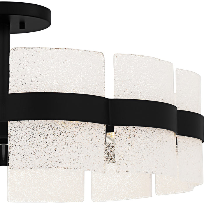 Quoizel - SWE1730MBK - Six Light Semi-Flush Mount - Sweeney - Matte Black