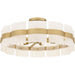 Quoizel - SWE1730SGD - Six Light Semi-Flush Mount - Sweeney - Soft Gold
