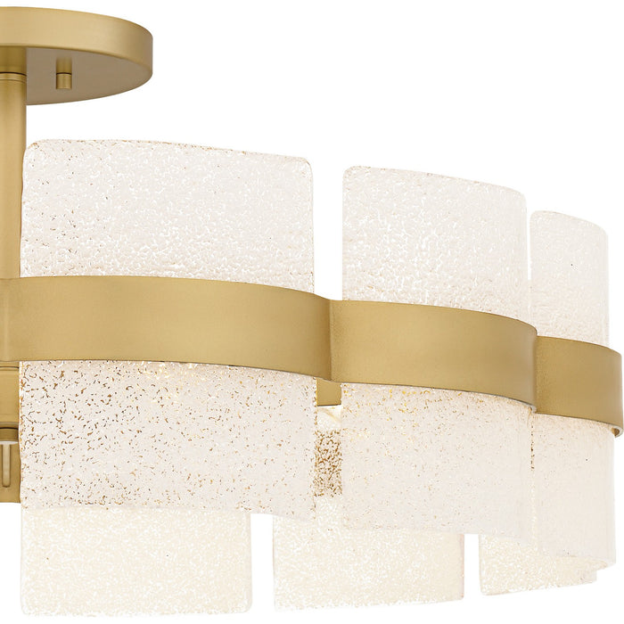 Quoizel - SWE1730SGD - Six Light Semi-Flush Mount - Sweeney - Soft Gold