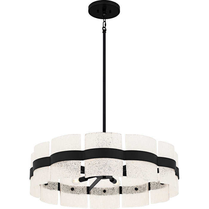 Quoizel - SWE2830MBK - Six Light Pendant - Sweeney - Matte Black