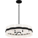 Quoizel - SWE2830MBK - Six Light Pendant - Sweeney - Matte Black