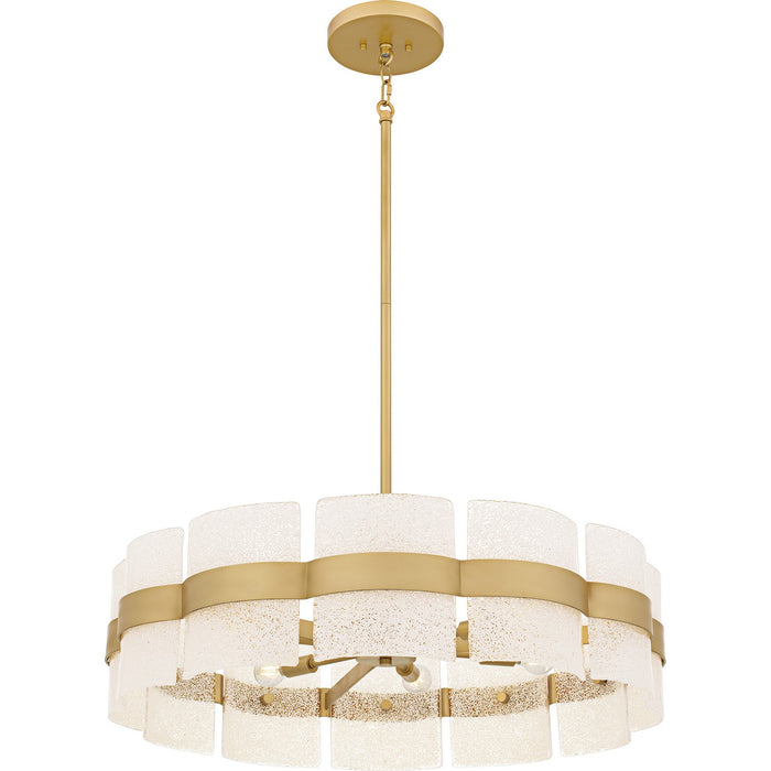 Quoizel - SWE2830SGD - Six Light Pendant - Sweeney - Soft Gold