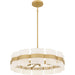 Quoizel - SWE2830SGD - Six Light Pendant - Sweeney - Soft Gold