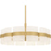 Quoizel - SWE2830SGD - Six Light Pendant - Sweeney - Soft Gold
