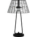 Quoizel - TF6176MBK - Four Light Table Lamp - Rainier - Matte Black