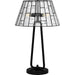 Quoizel - TF6176MBK - Four Light Table Lamp - Rainier - Matte Black