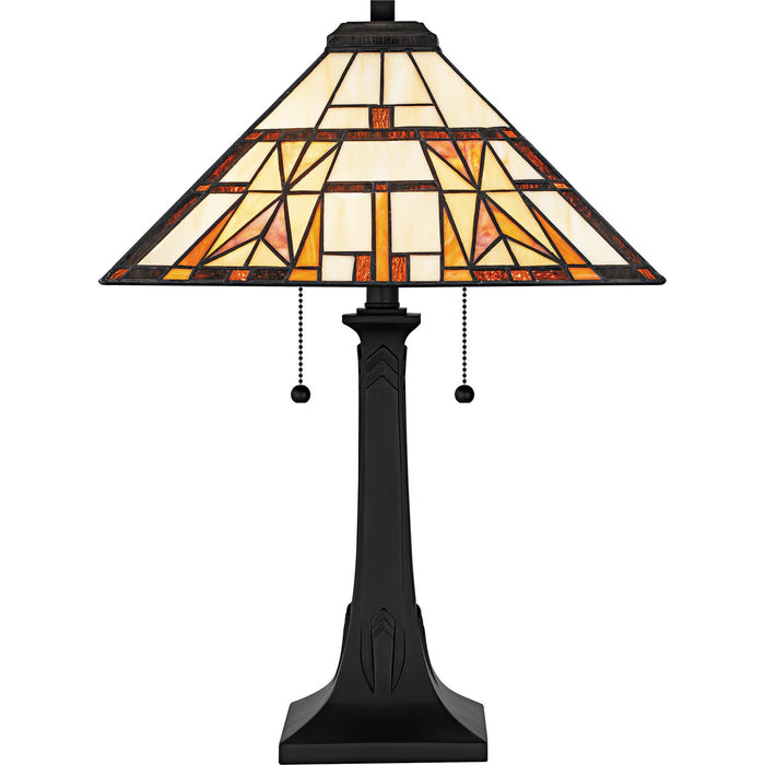 Quoizel - TF6814MBK - Two Light Table Lamp - Kaylor - Matte Black