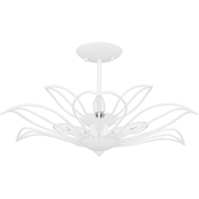 Quoizel - TLH1722SW - Three Light Semi-Flush Mount - Tallulah - Sand White