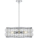 Quoizel - TRK2823C - Five Light Pendant - Terrarock - Polished Chrome