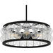 Quoizel - TRK2823MBK - Five Light Pendant - Terrarock - Matte Black
