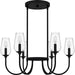Quoizel - VSC5028MBK - Six Light Chandelier - Viscount - Matte Black