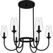 Quoizel - VSC5028MBK - Six Light Chandelier - Viscount - Matte Black