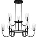Quoizel - VSC5036MBK - Nine Light Chandelier - Viscount - Matte Black