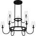 Quoizel - VSC5036MBK - Nine Light Chandelier - Viscount - Matte Black