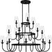 Quoizel - VSC5048MBK - 18 Light Chandelier - Viscount - Matte Black