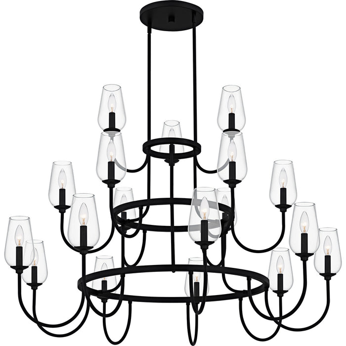 Quoizel - VSC5048MBK - 18 Light Chandelier - Viscount - Matte Black